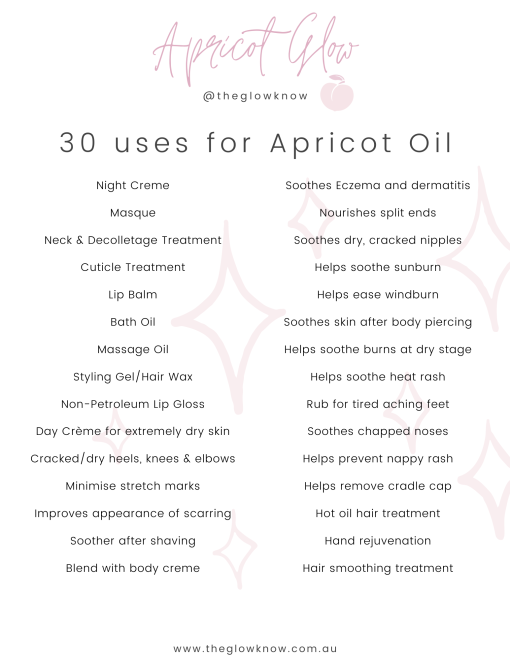 Apricot Kernel Oil 30 uses